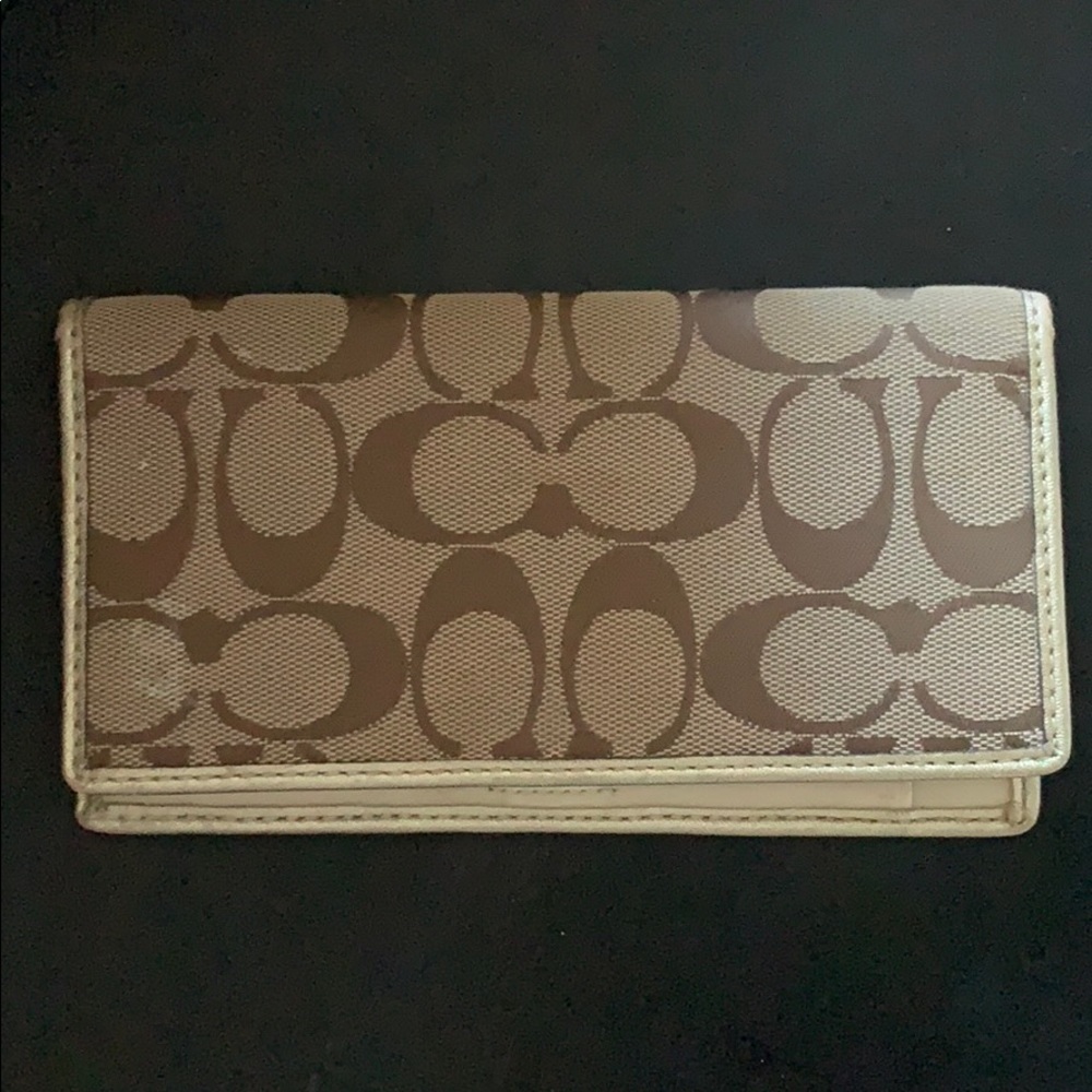 Coach check holder